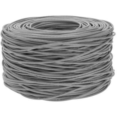 كابل إيثرنت ODM Cat6a 24AWG CCA ، سترة PVC 305 متر 1000 قدم 10 جيجابت في الثانية