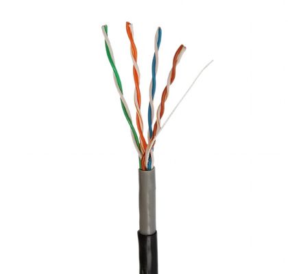 كابل UTP CCA Cat5e Lan بطول 305 متر جاكيت مزدوج للخارج