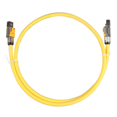 كبل FTP 22AWG Cat6a S ثابت ، 4 أزواج LSHF LSOH Cat6a S / FTP LSZH