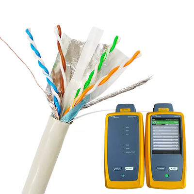 كابلات CCA Cat 6 FTP Ethernet Lan الداخلية 4 أزواج 305m طويلة عالية السرعة