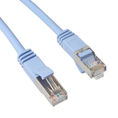 سلك التصحيح المحمي FTP Cat5e Cat6 بطول 0.2 م 1 م 2 م عملي