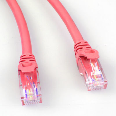 26AWG FTP UTP Cat6a Patch Cord 4 أزواج أحمر اللون متعدد الأغراض