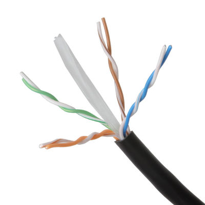سلك تصحيح ثابت 24AWG Cat 6 UTP ، كابل تصحيح موصل RJ45 من Cat 6