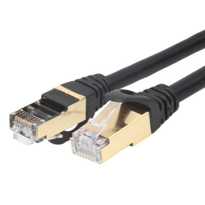 كابل تصحيح إيثرنت متين 600 ميجا هرتز Cat 7 إيثرنت عالي السرعة 10 جيجابت في الثانية