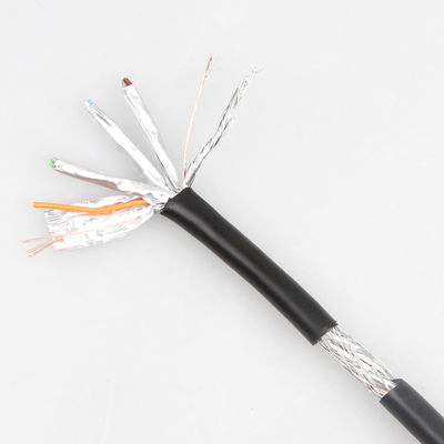 OEM جيجابت إيثرنت Cat8 Patch Cable S / FTP 40Gbps 2000MHZ عملي