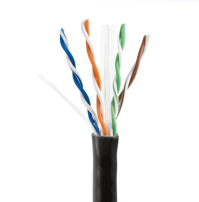 23AWG عملي Cat6 Lan Cable BC 0.57 UTP PVC Jacket 4 أزواج 305 م