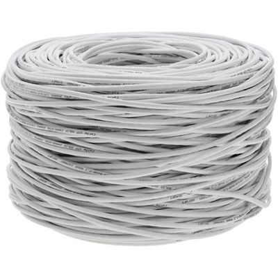 كابل إيثرنت ODM Cat6a 24AWG CCA ، سترة PVC 305 متر 1000 قدم 10 جيجابت في الثانية