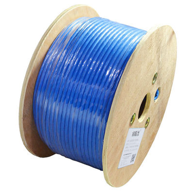 OEM Network Cat7 Lan Cable عالي السرعة 20Gbps 24AWG BC S / FTP PVC سترة 4 أزواج