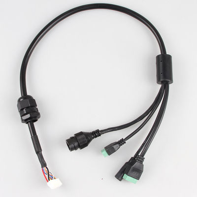 كابل كاميرا صناعي عملي 3.81 RJ45 ، كاميرا كابل LAN مانعة لتسرب الماء