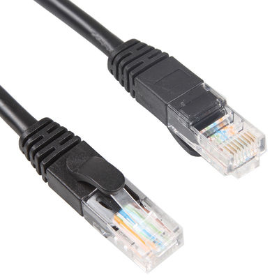 كابل تصحيح LSZH Cat 5e الثابت ، BC7 / 0.2 24AWG Patch Cord UTP Cat 5e