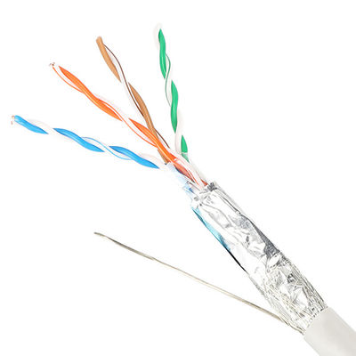 كبل شبكة LAN محمي مزدوج من Cat5e UTP SFTP 24AWG مع أسلاك مجدولة