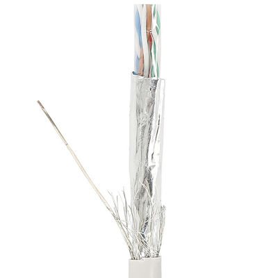 كبل شبكة LAN محمي مزدوج من Cat5e UTP SFTP 24AWG مع أسلاك مجدولة