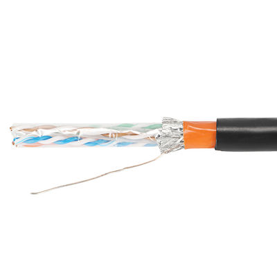 في الهواء الطلق 23AWG Cat5e Lan Cable Cat6 Cat6A Cat7 Cat7A مع سترة PVC