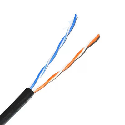 2 أزواج من الكابلات الخارجية 24AWG 1000ft Cat5e ، كابل الشبكة الداخلي Cat5e Speed