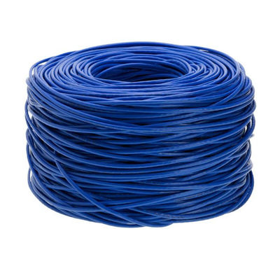 كابل CAT6 FTP أزرق 0.57 مم ، كابل عملي من النحاس النقي Cat6