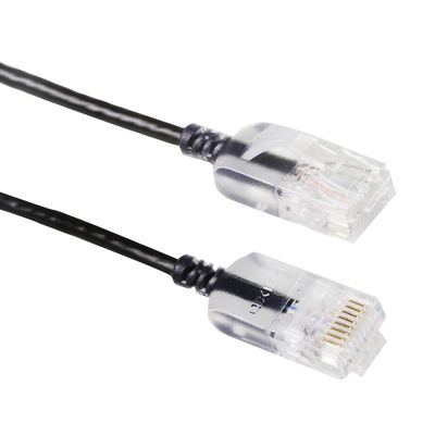 سلك رقعة Cat6a RJ45 UTP Pure Bare Copper 10G 30AWG
