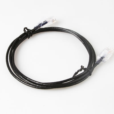 سلك رقعة Cat6a RJ45 UTP Pure Bare Copper 10G 30AWG