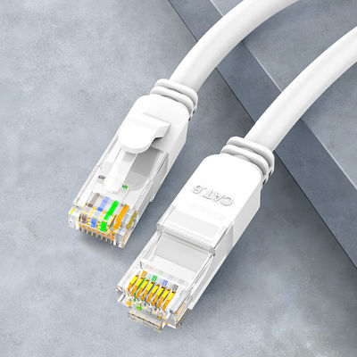OEM 24AWG Cat6 Lan Cable Patch Cord BC7 0.2 UTP PVC سترة مع موصل RJ45