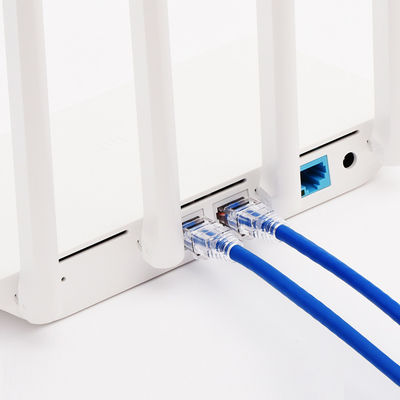 100W PoE + RJ45 Cable Ethernet Cat6 ، Blue Cat6 Gigabit Ethernet Cable