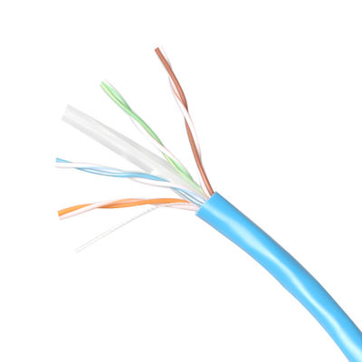 UTP 500Mhz Cat 6a Network Cable PE معزول TIA568 C.2 موصل النحاس CCA