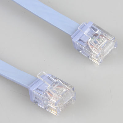 كابل مسطح RJ45 Ethernet Cat5e HDPE BC للأجهزة التي تقطعت بهم السبل