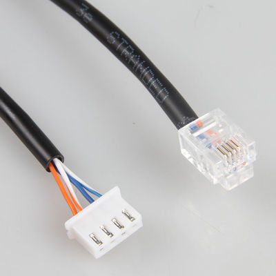 تسخير الأسلاك الصناعية المستقرة CE ، سلك تصحيح الهاتف RJ11 6P4C إلى XH2.54 4P