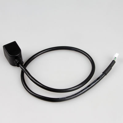 ROHS تسخير الأسلاك الصناعية الإلكترونية RJ45 أنثى إلى JST Molex 1.0 1.25 2.0mm الملعب