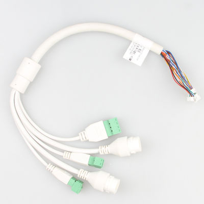 كابل شبكة LAN لكاميرا إيثرنت أسود RJ45 + 3.81 مستقر متعدد الأغراض