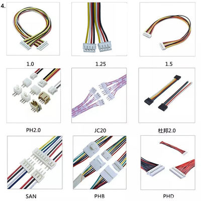 0.8 مم 1.25 مم كابل تسخير الأسلاك الملعب 1Pin 2Pin 40Pin للصناعة
