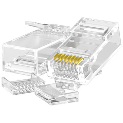 متين موصل PC RJ45 Cat6 ، موصل CAT6 UTP المحمي 8P8C