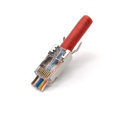 موصلات الأسلاك الكهربائية UTP Ethernet RJ45 Plug Fit CAT5 CAT6