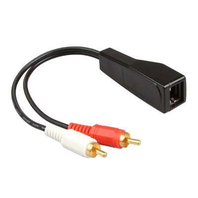 Cat7 Cat8 سلك مخصص يجمع ستيريو 2 RCA إلى ستيريو 2 RCA نحاسي عاري