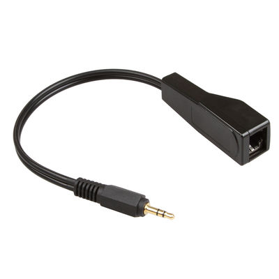 يجمع سلك Cat5 Cat6 المخصص 3.5 مللي متر ستيريو إلى موسع صوت RJ45 للإناث