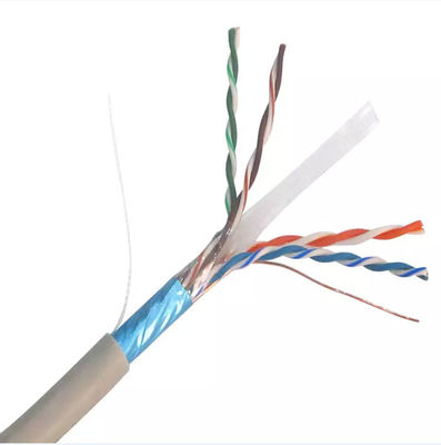كابلات CCA Cat 6 FTP Ethernet Lan الداخلية 4 أزواج 305m طويلة عالية السرعة