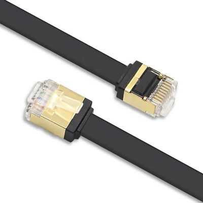 رقيقة جدا RJ45 Cat7 التصحيح الحبل شبكة مسطحة Cat5e CAT6 LSZH سترة