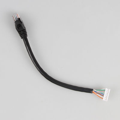 كابل AWG 22 Ethernet Cat 5e المتين ، كابل نحاسي عاري JST RJ45 Cat5e