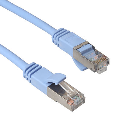 سلك التصحيح المحمي FTP Cat5e Cat6 بطول 0.2 م 1 م 2 م عملي