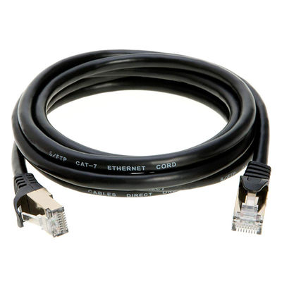 سلك إيثرنت Cat 7 مستقر متعدد الألوان محمي مزدوج STP SSTP FTP RJ45