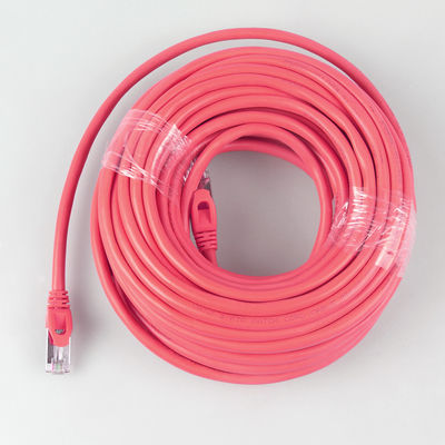 سلك دفن مباشر 6 قدم كات 7 مقاوم للماء شديد التحمل 26AWG 10 جيجا بايت أحمر