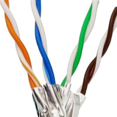 26AWG SFTP Cat7 كابل خارجي محمي ملتوي عملي
