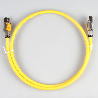 كابل Cat 7 STP المنتهي ميدانيًا ، كابل توصيل معياري لشبكة RJ45 8P8C ، كابل تصحيح Cat 7