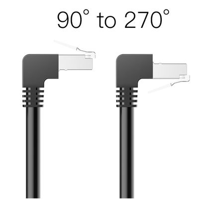 المصنع مباشرة CAT 6 Ethernet Cable Connector Accessories Right Angle Plug