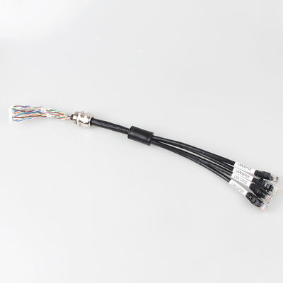 كابل شبكة كابل التصحيح Cat6a1 to 4 المخصص من المصنع للهندسة